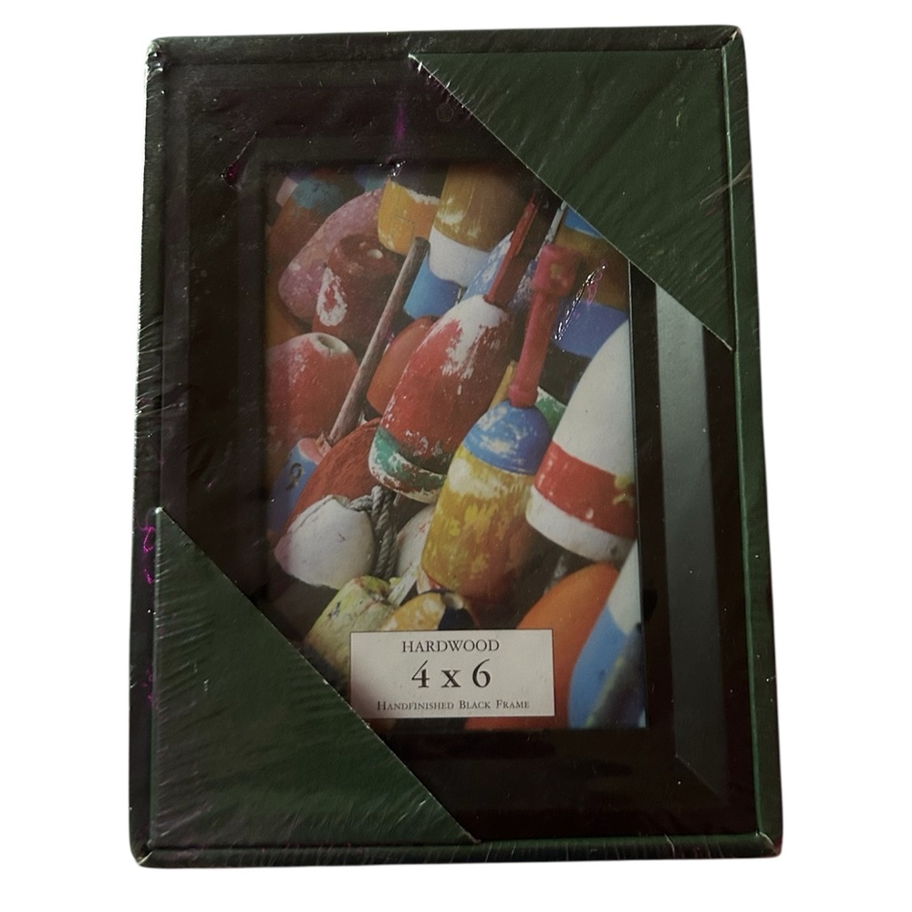 Black Hardwood 4x6 Picture Frame